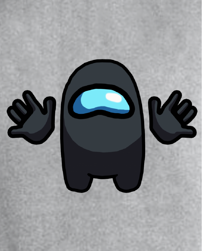 Džemperis Among us black